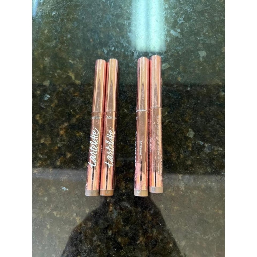 Tarte tartelette shadow liner pencils lot of 4 eyeshadow metallic shimmer neutra